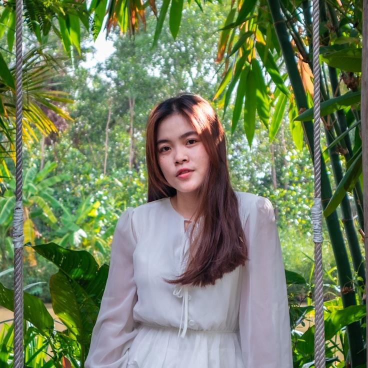 Portrait of Nova Calderon, group coordinator and fusion cooking expert